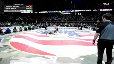 3rd Place Match - Gannon Gilligan, Kingsbury County vs Gavin Braun, Kimball/White Lake/Platte-Geddes