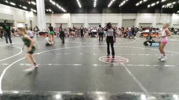 78 lbs Round 1 (10 Team) - Aria Bushaw, Team Palmetto vs Bristol Pope, Oklahoma Mafia