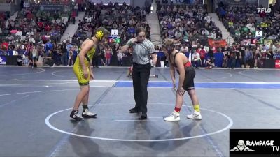 130 lbs Champ. Round 1 - Tripp Kinnison, Bobcat WC vs Jackson Spilman, Atchison