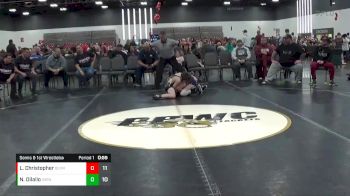 85 lbs Semis & 1st Wrestleback (8 Team) - Nick Dilallo, Illinois Menace vs Lucas Christopher, Olympia (NY)