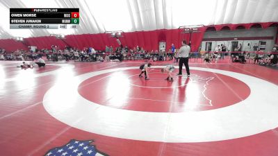 8U True Beginner - 54.6-58.4 Champ. Round 2 - Wayne Thomas Jr., Wisconsin vs Jaxon Halverson, Iowa-Grant Youth Wrestling Club