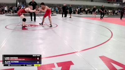 150 lbs Champ. Round 1 - Lake Waters, Odessa Youth Wrestling Club vs Slate Schwin, Missouri