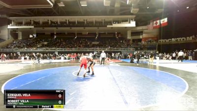 126 lbs Champ. Round 1 - Eziequel Vela, Oakdale vs Robert Villa, Monterey Trail