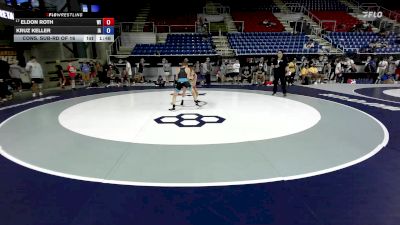 94 lbs Cons. Sub-rd Of 16 - Eldon Roth, WI vs Kruz Keller, IA