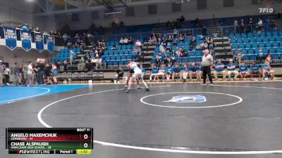 126 lbs Placement Matches (8 Team) - Chase Alspaugh, Vancleave High School vs Angelo Maxemchuk, Lewisburg