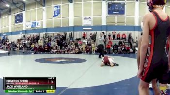 49 lbs Round 3 (4 Team) - Maverick Smith, Bulldog Premier Wrestling Club vs Jack Wineland, Chesterton Wrestling Club