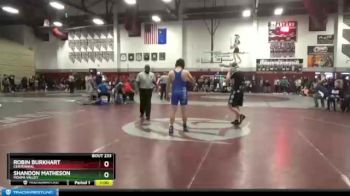 149 lbs Quarterfinal - Shandon Matheson, Moapa Valley vs Robin Burkhart, Centennial