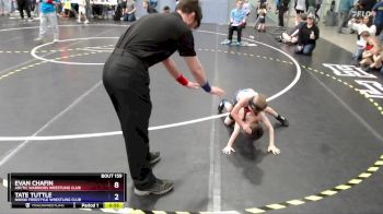 43 lbs Semifinal - Tate Tuttle, Nikiski Freestyle Wrestling Club vs Evan Chafin, Arctic Warriors Wrestling Club