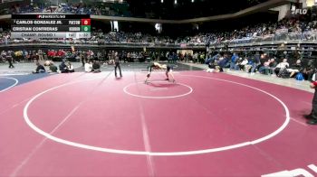 6A 132 lbs Champ. Round 1 - Carlos Gonzalez Jr., Katy Paetow vs Cristian Contreras, Lewisville Hebron