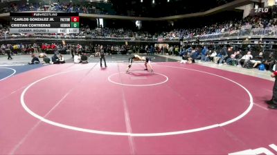 6A 132 lbs Champ. Round 1 - Carlos Gonzalez Jr., Katy Paetow vs Cristian Contreras, Lewisville Hebron