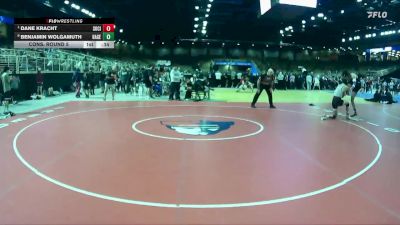 165 lbs Cons. Round 5 - Dane Kracht, Social Circle vs Benjamin Wolgamuth, Hagerty