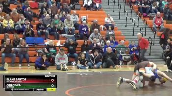 106 lbs Semifinal - Blake Bartos, Buckeye (Medina) vs Aiden Ohl, Ontario