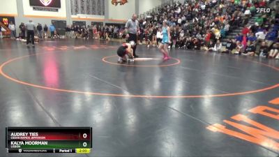 144-145 lbs Round 1 - Audrey Ties, Cedar Rapids Jefferson vs Kalya Moorman, Lisbon