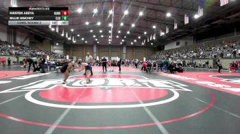 155 lbs Cons. Round 2 - Billie Hinchey, El Reno vs Kirsten Abeya, Ozark