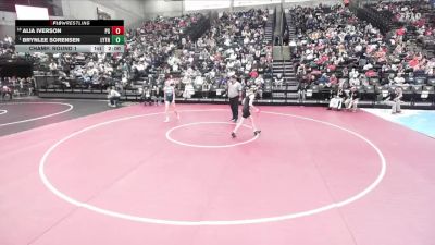 6A 125 lbs Champ. Round 1 - Brynlee Sorensen, Layton vs Alia Iverson, Pleasant Grove