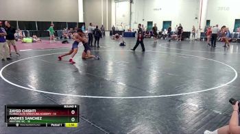 144 lbs Round 8 (10 Team) - Andres Sanchez, Westsdie WC vs Zayed Chishti, Florida Elite Wrestling Academy