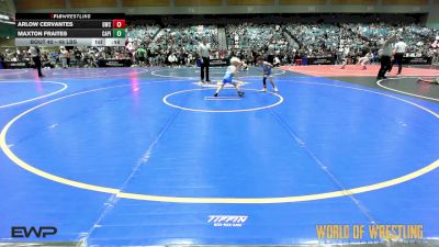 46 lbs Quarterfinal - Arlow Cervantes, Grizzly Wrestling Club vs Maxton Fraites, Capital City Wrestling Club