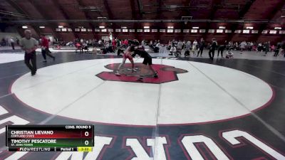 125 lbs Cons. Round 5 - Timothy Pescatore, St. John Fisher vs Christian Lievano, Cortland State