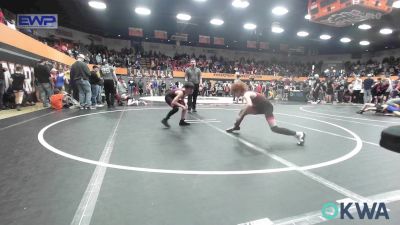 80 lbs Rr Rnd 5 - Daxon McCarther, Weatherford Youth Wrestling vs Clay Bach, Weatherford Youth Wrestling