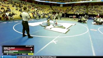 235 Class 2 lbs Cons. Round 3 - Kiara Boldridge, William Chrisman vs Emily Floray, Fort Osage