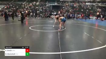 152 lbs Semifinal - Koy Smith, Wray Eagles vs Benidetto Aburumuh, MWC Wrestling Academy