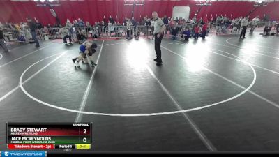 70 lbs Semifinal - Brady Stewart, Askren Wrestling vs Jace McReynolds, Mineral Point Wrestling Club