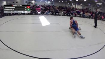 141 lbs Cons. Round 1 - Liam Harman, Nebraska vs Evan Folck, Kearney