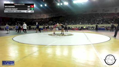 160 lbs Consi Of 16 #2 - Rya Blevins, Hinton Comets vs London Farley, Greenwood Wrestling Academy