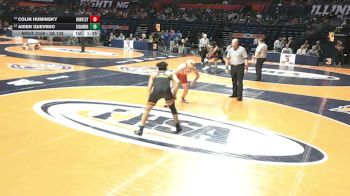 3A 138 lbs Cons. Round 1 - Aiden Quevedo, Schaumburg (H.S.) vs Colin Huminsky, Huntley
