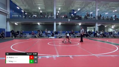 85 lbs Round 1 (6 Team) - Owen Mabry, Carrollton vs *Kyle *King, Genoa