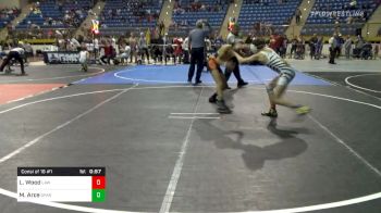 Consolation - Landon Wood, LAW vs Matteo Arce, Spartan Elite Youth Wrestling