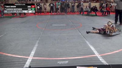 55_B lbs Round Of 64 - Max Grubb, Emmaus vs Lawson Brothers, Redbank Valley