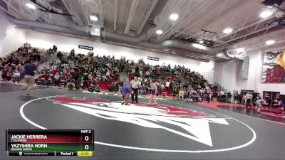 125 lbs Champ. Round 1 - Jackie Herrera, Columbine vs Yazyihira Horn, Denver North