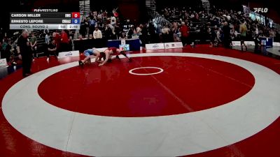 55kg Cons. Round 2 - Carson Miller, Oromocto Wrestling Club vs Ernesto Lepore, Coast Wrestling Academy & Society