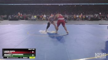 D3-285 lbs Quarterfinal - Bennett VandenBerg, Constantine HS vs Jason Smith, Whitehall HS