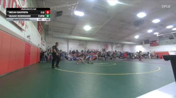 120 lbs Quarterfinal - Isaiah Rodriguez, Fort Lupton vs Micah Bautista, Central Of Grand Junction