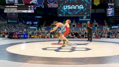 138 lbs Champ. Rd Of 64 - Levi Dicksion, OK vs Jacob Inserra, NJ