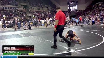 63 lbs 5th Place Match - Jordan Green, Torrington Wrestling Club vs Mack Taylor, Erie Tigers Wrestling Club