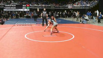 5A 105 lbs 5th Place Match - Alexis Avalos, Comal Smithson Valley vs Scarlet Hillis, Melissa