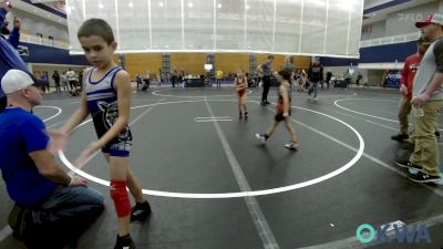 46 lbs Consolation - Greyson Sumrall, Harrah Little League Wrestling vs Teagen Martinez, Carl Albert