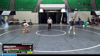 122 lbs Finals (2 Team) - Adrian Waugh, New Hope HS vs Andrew Shalayda, St James