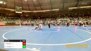 61 lbs Round Of 32 - Leo Sengos, Harrisburg Youth Wrestling vs Cruz Urioste, Team Donahoe