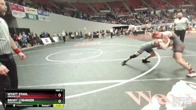 6A-126 lbs Quarterfinal - Brody Lybarger, Mountainside vs Wyatt Stahl, Oregon City