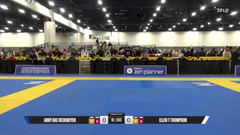Ellen T Thompson vs Abby Rae Reckmeyer 2025 World IBJJF Jiu-Jitsu No-Gi Championship