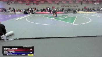 180 lbs Champ. Round 1 - Shenita Lawson, North Central (IL) vs Sicily Frates, Chadron State