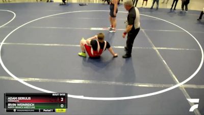 250 lbs 3rd Place Match - Adam Gerulis, Minnesota vs Irvin Weinreich, North Branch Wrestling