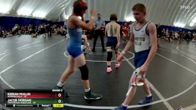 110 lbs Round 3 (8 Team) - Kieran Mullin, Olmsted Falls vs Jacob Morgan, Crossroads Wrestling