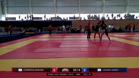 Florencia Maidana vs Luciana Gomez 2025 ADCC South American Championship