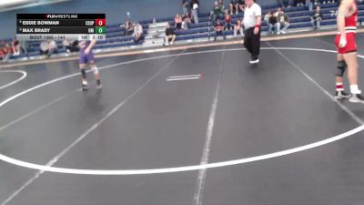 141 lbs 1st Place Match - Eddie Bowman, Colorado State University - Pueblo vs Max Brady, Northern Iowa