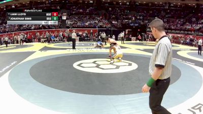 D1-190 lbs Quarterfinal - Jonathan Sims, Brush vs Liam Lloyd, Mentor
